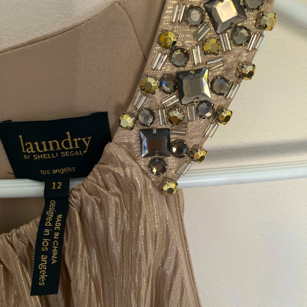 Gold Shimmer cocktail dress size 12